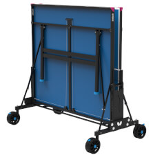 The Butterfly Spirit L19 Rollaway table tennis in blue closed.