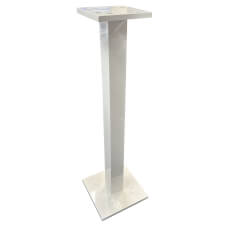 The white cue stand included with this table.