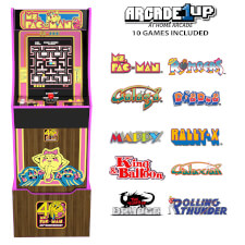 The Arcade1Up Ms. Pac-Man 40th Anniversary Arcade Machine