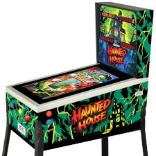 The Arcade1Up Haunted House Virtual Pinball Machine