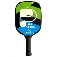 The Pickleball United All Round Two-Player Outdoor Set, Paddle Close-Up