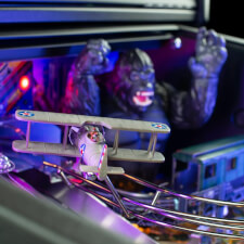 The Stern King Kong: Myth of Terror Island Premium Pinball Machine features.