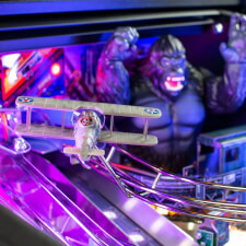 The Stern King Kong: Myth of Terror Island Premium Pinball Machine features.