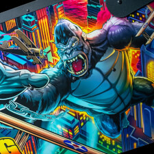 The Stern King Kong: Myth of Terror Island Premium Pinball Machine graphics.