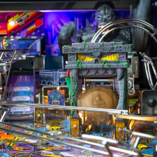The Stern King Kong: Myth of Terror Island Premium Pinball Machine features.