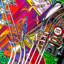 The Stern King Kong: Myth of Terror Island Premium Pinball Machine features.