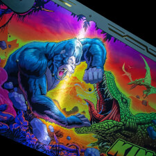 The Stern King Kong: Myth of Terror Island Pinball Machine limited edition features.