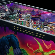 The Stern King Kong: Myth of Terror Island Pinball Machine limited edition features.