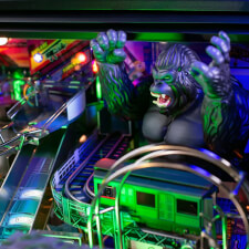The Stern King Kong: Myth of Terror Island Pinball Machine limited edition features.