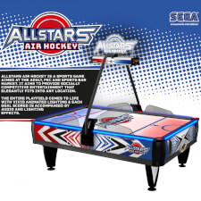 The Sega Allstars air hockey table.