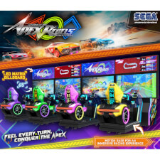 The Sega Apex Rebels arcade machine.