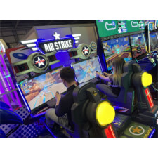 The LAI Airstrike Twin Arcade Machine.