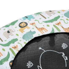 The Plum jungle Junior Bouncer with sounds close up.