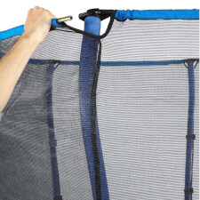 The Plum 7ft Junior Springsafe Jumper trampoline with enclosure assembly.