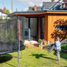 Plum Space Zone II Evolution Springsafe Trampoline and enclosure protection pads.