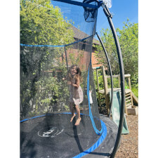 The Plum Deluxe Springsafe Trampoline & Enclosure.