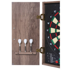 The Premium Dartboard & Cabinet.
