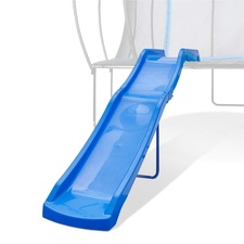 Slide installed on a Deluxe Trampoline.