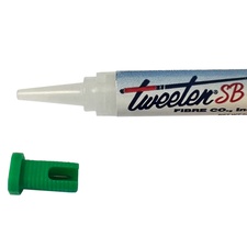 The Tweeten Cue cement tipping glue.