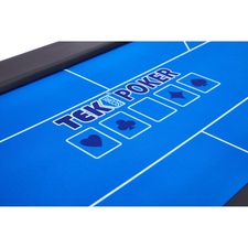 The baize on the Tekscore folding poker table.