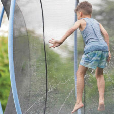 The Water Jet Trampoline Play Centre.
