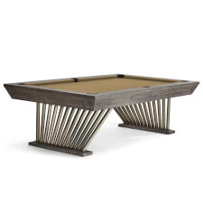 The Brunswick Brescia slate bed pool table with Sahara cloth colour.