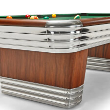 The Brunswick Centennial slate bed pool table.
