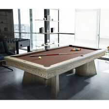 The Brunswick Sagrada slate bed pool table.