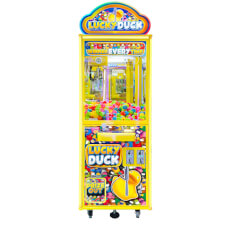 The Lucky Duck Arcade Crane Machine with Control Panel.