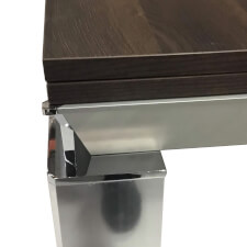 The Naroki pool table corner in como finish.