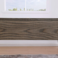 The wood finish on the Texas Evo.