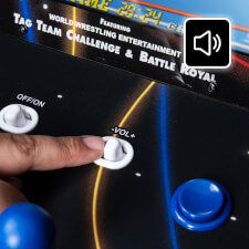 The WWE Wrestlefest Ultra Arcade Machine.