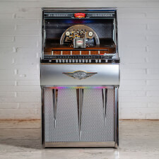 Sound Leisure Streamliner Rocket Vinyl Jukebox.