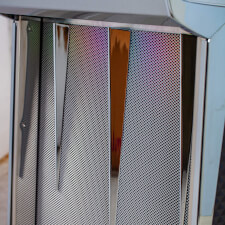 Sound Leisure Streamliner Rocket Vinyl Jukebox grill.