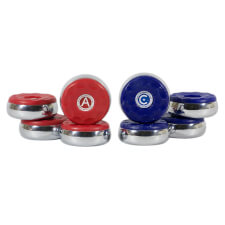 The Sun-Glo American Shuffleboard Puck Set 2 5/16-inch.