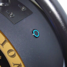 The Sun-Glo Jbar score unit ON switch.