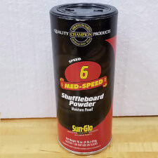 The Sun-Glo Shuffleboard Powder: Speed 6 (Formerly Medium Speed).
