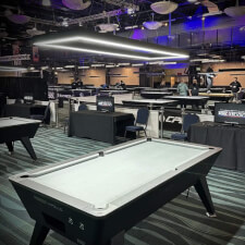 The Halo 170 Tournament LED Pool Table Light.