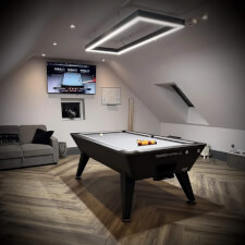 The Halo 170 Tournament LED Pool Table Light.
