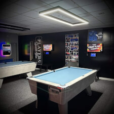 The Halo 170 Tournament LED Pool Table Light.