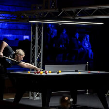 The Halo 170 Tournament LED Pool Table Light.