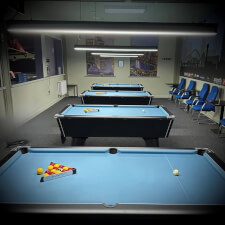 The I-Beam 150 Ultra Slim LED Pool Table Light.