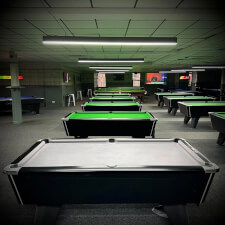 The I-Beam 150 Ultra Slim LED Pool Table Light.