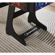 The legs of the Bolt football table.