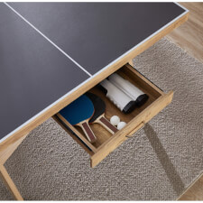 Storage drawer on the Lifestyle in Oak.