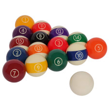 The Aramith Continental 2'' (50.8mm) Pool Ball Set.