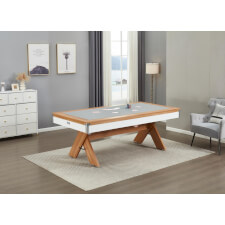 The Twist pool table in White.