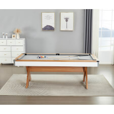 The Twist pool table in White.