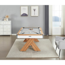 The Twist pool table in White.