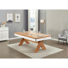 The Twist pool table in White.